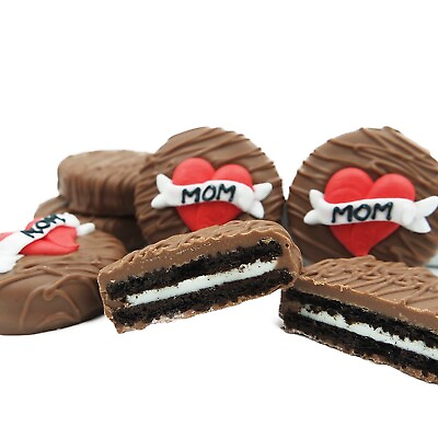 #ad Philadelphia Candies Mom Heart Gifts For Mom Milk Chocolate OREO® Cookies 8 Oz
