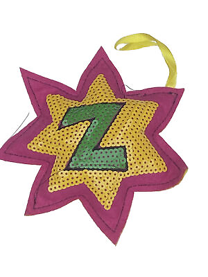 #ad Initial Letter Monogram Christmas Ornament Wondershop Sequence Letter N Z