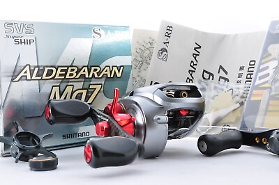 #ad Shimano 09 ALDEBARAN Mg7 Custom Parts ZPI Right Baitcasting Reel Top Mint JAPAN