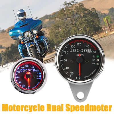 #ad LED Backlit Speedometer For Harley Touring Road King Glide Softail Sportster XL