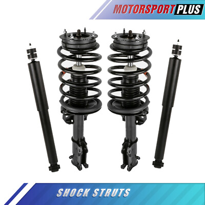 #ad NEW Front amp; Rear Shock Absorbers Struts Assembly For 05 10 Ford Mustang Base GT