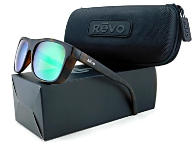 #ad New REVO LUKEE Sunglasses RE1020 02 Dark Tortoise POLARIZED Green Water Lens