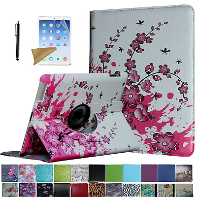#ad For iPad 6th 2018 5th 2017 Gen Rotating Case Cover Stand Screen Protector Pen