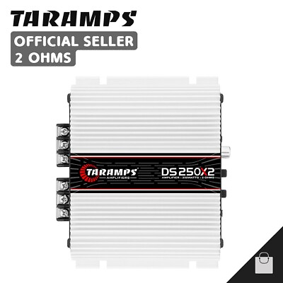 #ad Taramps DS 250X2 Amplifier 250 Watts Compact Amp 2 Channel Car USA Shipping