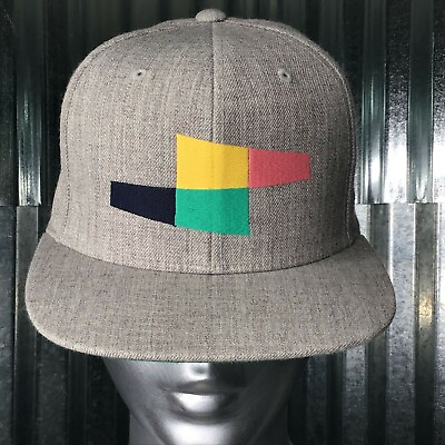 #ad Classics Yupoong Grey Baseball Cap Flat Bill One Size Fits Most $14.99