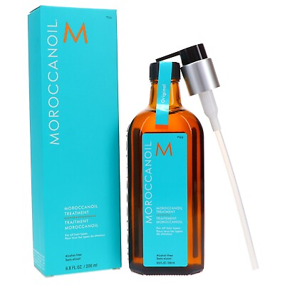 #ad Moroccanoil Treatment Original with Pump New In Box 3.4 Oz 6.8 Oz