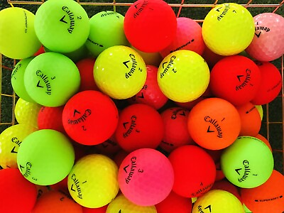 #ad 50 AAAA Callaway Assorted Color Used Golf Balls 5A 4A