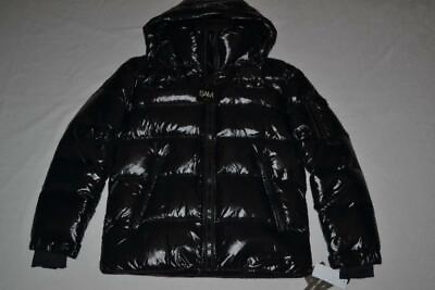 #ad AUTHENTIC MENS SAM. NEW YORK GLACIER DOWN PUFFER JACKET JET BLACK ALL SIZES