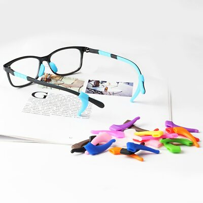 #ad 2 Anti Slip Eyeglass Holder Eyewear Glasses Behind Ear Accessories Clip