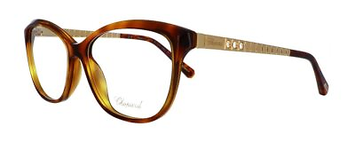 #ad Chopard Sunglasses VCH 243 S Shiny Brown Havana silver 0g14