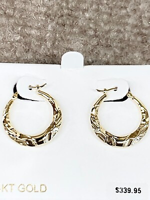 #ad Gold Hoop Earrings