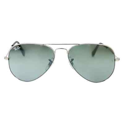 #ad Ray Ban Aviator Mirror Silver Unisex Sunglasses RB3025 W3275 55 RB3025 W3275 55