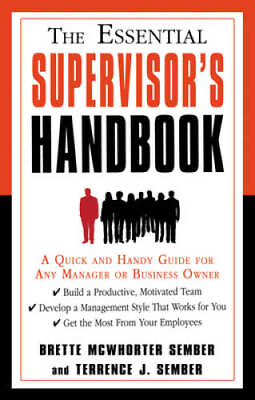 #ad The Essential Supervisor#x27;s Handbook Paperback VERY GOOD