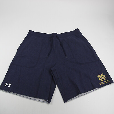 #ad Notre Dame Fighting Irish Under Armour Athletic Shorts Men#x27;s Navy New