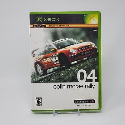 #ad Colin McRae Rally 04 Original Xbox CIB COMPLETE amp; TESTED