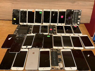 #ad Lot of Apple iPhone 6 6S For Parts Scrap Trade In Gold Recovery 1 LB