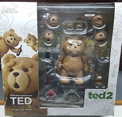 #ad New TED 2 Teddy Bear Action Figure Movie Collectible Model Cute Toy Doll Gift