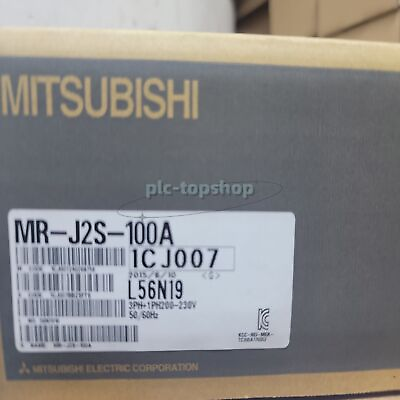 #ad Factory Sealed Mitsubishi MR J2S 100A AC Servo Drive New In Box MRJ2S100A PLC