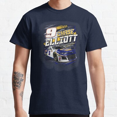 #ad Chase Elliott For Navy Classic T Shirt Size S 5XL