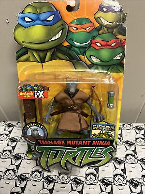 #ad Teenage Mutant Ninja Turtles 5quot; Splinter New Factory Sealed Playmate 2004