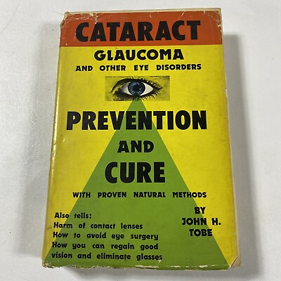 #ad Cataract Glaucoma And Other Eye Disorders John H. Tobe Dust Jacket 1973