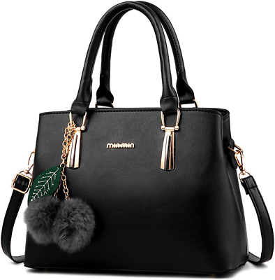 #ad Women#x27;S Leather Handbag Tote Shoulder Bag Crossbody Purse