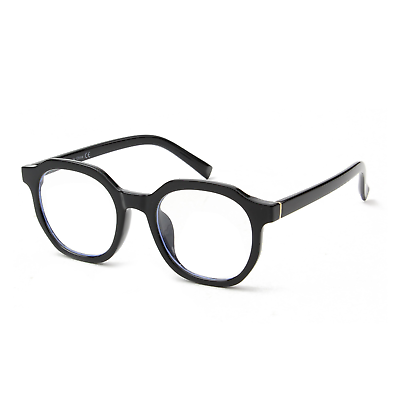 #ad Unisex Blue Light Blocking Glasses Round Computer Gaming Eyewear Protection
