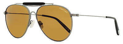 #ad Tom Ford Pilot Sunglasses TF995 Raphael 02 08E Gunmetal Black 59mm FT0995