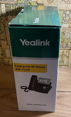 #ad YEALINK ENTERPRISE IP PHONE SIP T22P NEW OPEN BOX FAST US SHIPPING