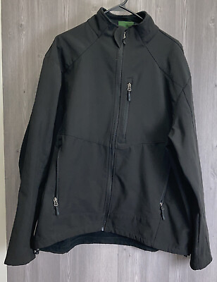 #ad Stillwater Supply Co. zip up amp; pockets zip Fleece lined Size XL Color Black mens