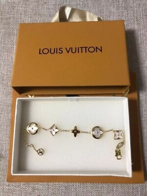 #ad Louis Vuitton Bracelet LV Genuine Full Set With Original Box