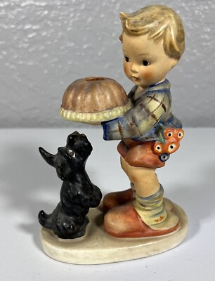 #ad Hummel Goebel Porcelain Figurine Begging His Share TMK4 #9 5quot; Vintage