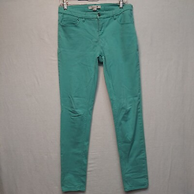 #ad Forever 21 Jeans Women#x27;s Size 28 Seafoam Green Skinny Pants 94981