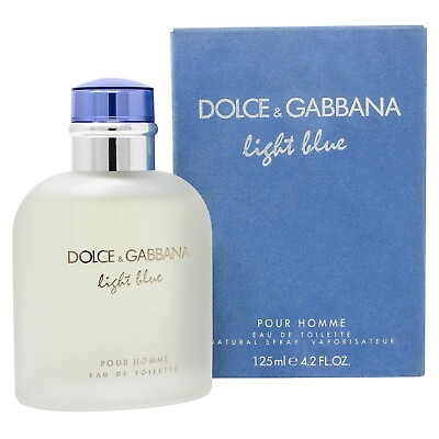 #ad Dolce amp; Gabbana Light Blue Men 4.2 oz 125 mL EDT Spray Brand New amp; Sealed $29.95