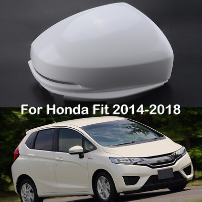 #ad 1PCS Rear Mirror Cover Cap Housing Fits Honda FIT JAZZ 2014 2018 Right Passenger