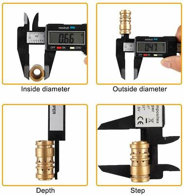 #ad Caliper Digital Electronic Gauge Carbon Fiber Vernier Micrometer Ruler 150mm 6