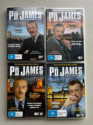 #ad The P D James Collection Set of 4 DVDs Region 4 Genuine Time Life P.D