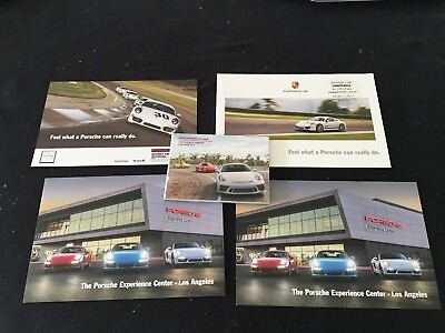 #ad 2015 2018 Porsche Motor Sport Driving School Brochure Set 718 991 Carrera Turbo