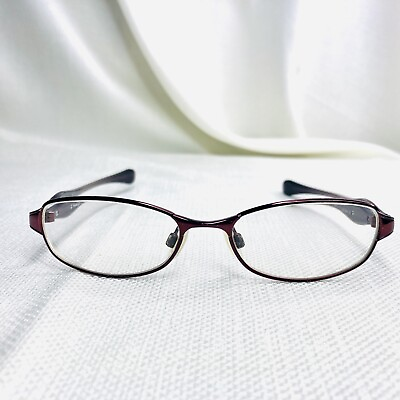 #ad Oakley Women’s Eyeglasses 50▫️16 Berry Burgundy Minimal Rims Flawless 2.0