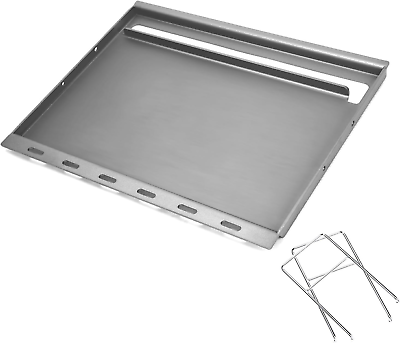 #ad Nonstick Coated Gas Grill Griddle Insert Removable Handles for Weber Genesis 300