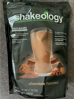 #ad Chocolate Whey Shakeology 30 servings bag Brand NEW EXP Nov 2024