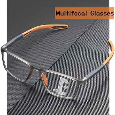 #ad TR90 Anti blue Light Multifocal Reading Glasses Men Women Progressive Eyewear US