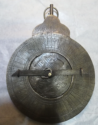 #ad Old Astrolabe very heavy well handmade Antique Extremely Rare Bedouin Arabian $460.00