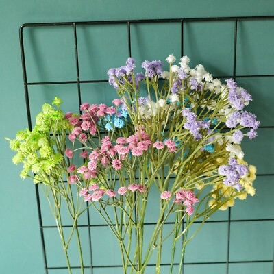 #ad Artificial Flower Gypsophila Home Decor Fake Flower Wedding Artificial