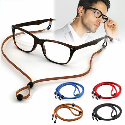 #ad 4X Adjustable Sunglasses Neck Cord Strap Eyeglass Glasses String Lanyard Holder