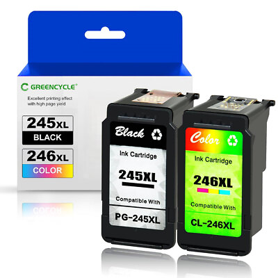#ad PG 245XL CL 246XL Ink Cartridge For Canon PIXMA MG2920 MG2522 MG2550 MX492 MX490