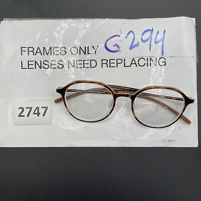 #ad JINS Uuf 21s Eyeglasses Frames Brown Tortoise Mens frames 51