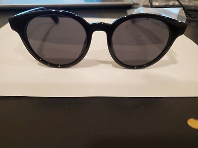 #ad Gucci GG0638SK 002 Grey Round Women#x27;s Sunglasses 53mm 22 150 NEW PERFECT