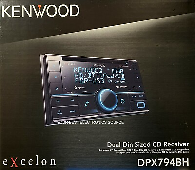 #ad NEW Kenwood DPX794BH 2 DIN AM FM CD Car Audio Receiver Bluetooth HD Radio