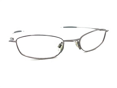 #ad Oakley Thread 2.0 Dark Bronze Brown Oval Metal Eyeglasses Frames 49 20 132